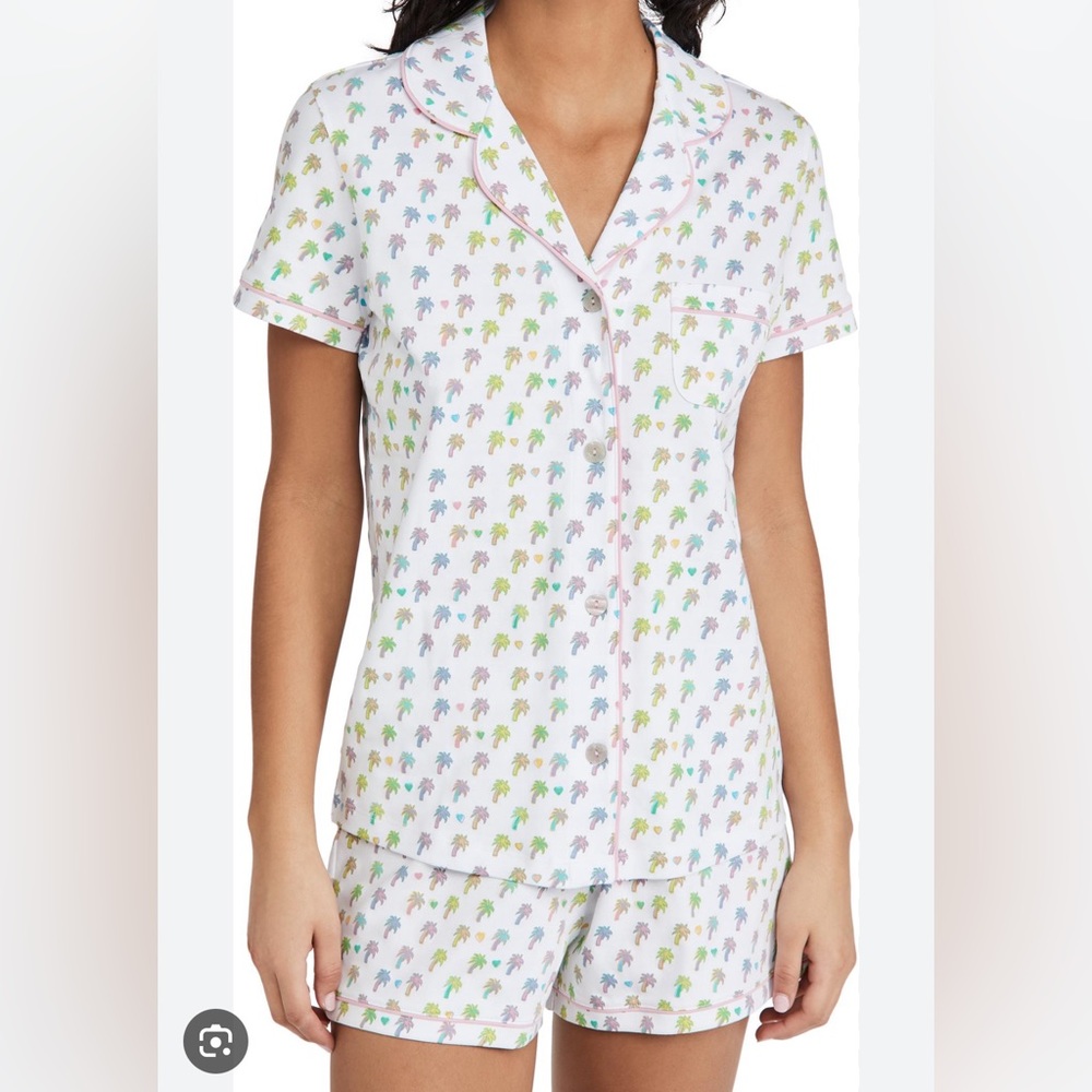 Stoney Clover x Roller Rabbit Shorts Palm Tree Pajama Set Medium